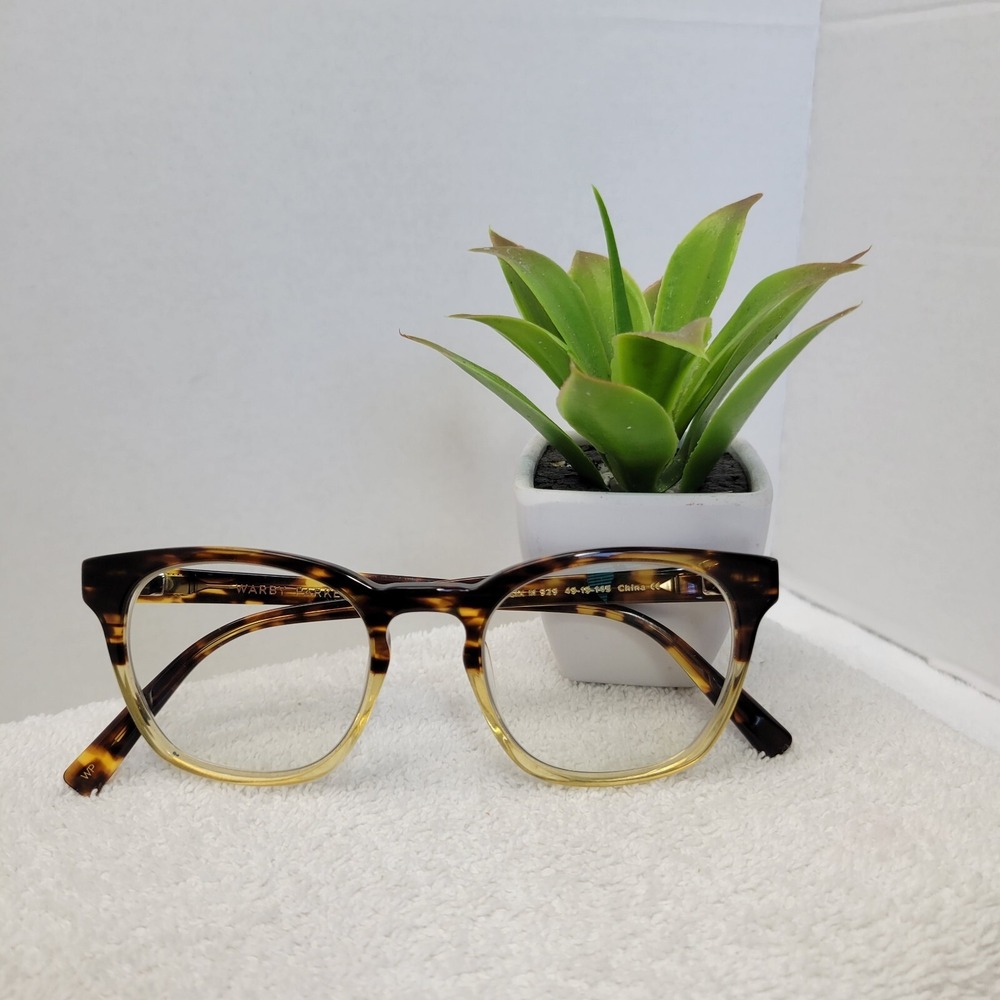 Warby Parker Felix M 929  **FRAME ONLY**Two Tone Tortoise Square Eyeglass Frame